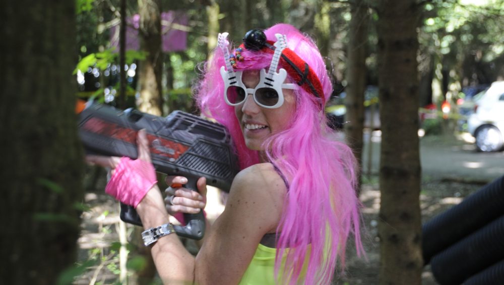 Enterrement de vie de jeune fille laser game